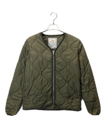 EDIFICE×ALPHA INDUSTRIES（エディフィス×アルファインダストリーズ）の古着「ライナーキルティングジャケット」｜オリーブ