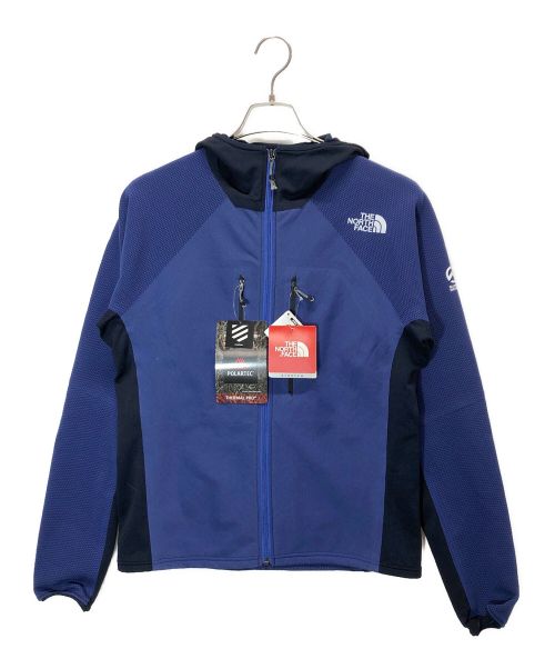 THE NORTH FACE（ザ ノース フェイス）THE NORTH FACE (ザ ノース フェイス) FUSEFORM GRID HOODIE（ヒューズフォームグリッドフーディ） ブラック×ネイビー サイズ:M 未使用品の古着・服飾アイテム