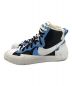 NIKE (ナイキ) sacai (サカイ) BLAZER MID BLACK / BLUE ブラック×ホワイト×スカイブルー サイズ:UK9：14800円