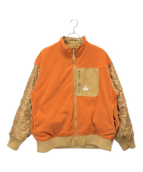 CHUMS（チャムス）CHUMS (チャムス) Fleece Back Reversible Jacket ブラウン サイズ:Lの古着・服飾アイテム