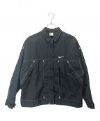 NIKEナイキ）の古着「SWOOSH WOVEN JACKET」｜ブラック