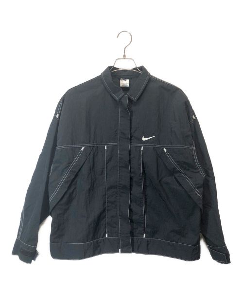 NIKE（ナイキ）NIKE (ナイキ) SWOOSH WOVEN JACKET  ブラック サイズ:Ｍの古着・服飾アイテム