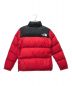 THE NORTH FACE (ザ ノース フェイス) Nuptse Jacket（ヌプシジャケット） レッド×ブラック サイズ:M：20800円