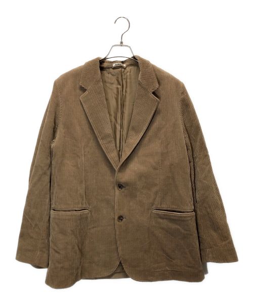 AURALEE（オーラリー）AURALEE (オーラリー) WASHED CORDUROY JACKET ブラウン サイズ:SIZE4の古着・服飾アイテム