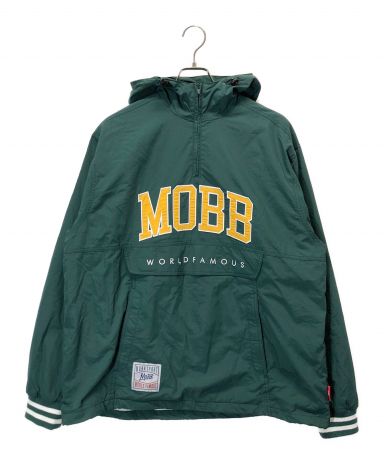 【中古・古着通販】MOBB (モブ) ハーフジッププルオーバーナイロンジャケット グリーン サイズ:XL｜ブランド・古着通販  トレファク公式【TREFAC FASHION】スマホサイト