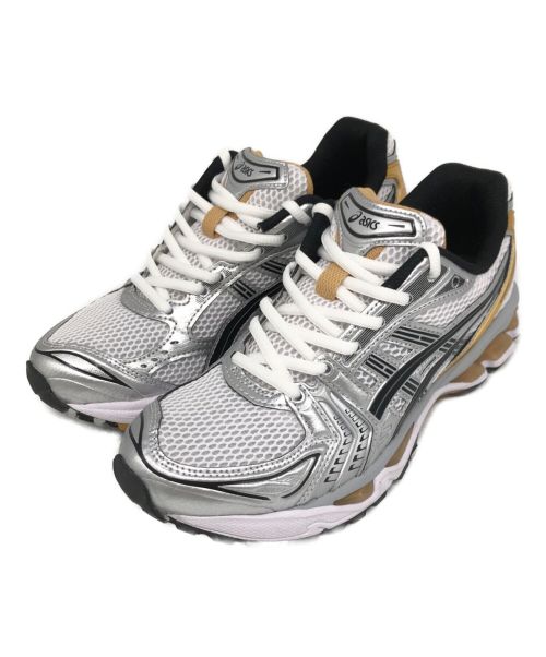 asics（アシックス）asics (アシックス) GEL-KAYANO 14 ゴールド×シルバー サイズ:US 6 1/2の古着・服飾アイテム