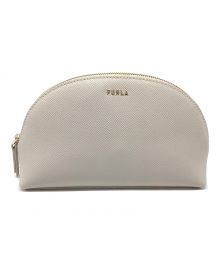 FURLA（フルラ）の古着「コスメポーチ」｜ベージュ