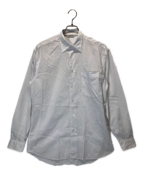 AURALEE（オーラリー）AURALEE (オーラリー) FINX SILK STRIPE SHIRTS ホワイト サイズ:3の古着・服飾アイテム