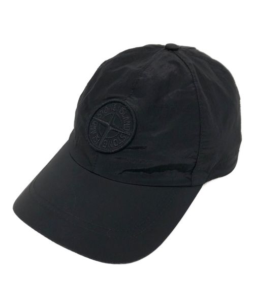 STONE ISLAND（ストーンアイランド）STONE ISLAND (ストーンアイランド) Nylon Metal Cap ブラック サイズ:Lの古着・服飾アイテム