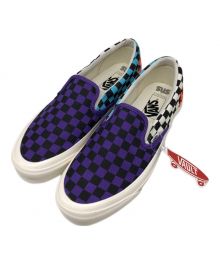 VANS×SNS（バンズ×エスエヌエス）の古着「SNS×Vans Classic Slip-On Venice Beach "Electric Purple/Mashmalow"(エスエヌエス × バンズ クラシック スリッポン ベニス ビーチ "エレクトリック パープル/マシュマロ")」｜ホワイト×パープル