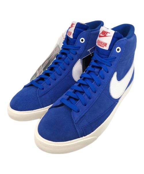 NIKE（ナイキ）NIKE (ナイキ) STRANGER THINGS (ストレンジャーシングス) BLAZER MID QS ST ブルー×ホワイト サイズ:SIZE28cm(US10) 未使用品の古着・服飾アイテム