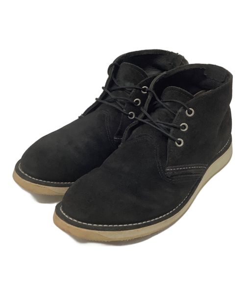 RED WING（レッドウィング）RED WING (レッドウィング) Work Chukka（ワークチャッカ） ブラック サイズ:US 8 1/2の古着・服飾アイテム