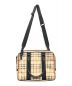 BURBERRY ESTABLISHED 1856 (バーバリーエスタブリッシュド) 2WAYブリーフケース ベージュ×ブラック：26000円