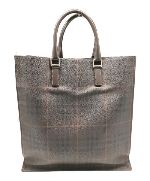 BURBERRY LONDON（バーバリーロンドン）BURBERRY LONDON (バーバリー ロンドン) トートバッグ ダークブラウンの古着・服飾アイテム