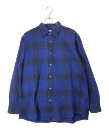 NOMA t.d.（ノーマティーディー）の古着「N Ombre Plaid Shirt」｜ブルー