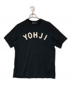 Y-3ワイスリー）の古着「Yohji Letters Short Sleeve Tee（ヨウジ レターズ ショートスリーブ ティー）」｜ブラック