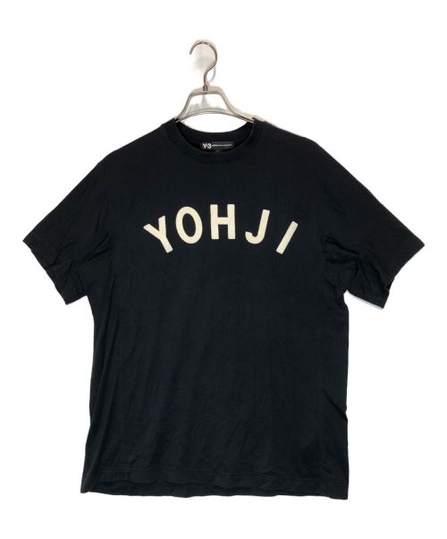 Y-3（ワイスリー）Y-3 (ワイスリー) Yohji Letters Short Sleeve Tee（ヨウジ レターズ ショートスリーブ ティー） ブラック サイズ:Mの古着・服飾アイテム