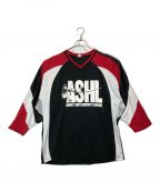 ATHLETIC PRO MFGアスレッチック プロ エムエフジー）の古着「ASHL HOCKEY SHIRT（Adult Safe Hockey Leagueホッケーシャツ）」｜レッド×ブラック
