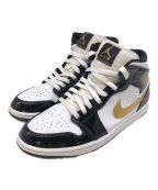 NIKEナイキ）の古着「Air Jordan 1 Mid SE（エアジョーダン1 ミッド SE）」｜ブラック×ホワイト