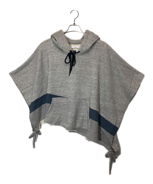 FACETASM（ファセッタズム）FACETASM (ファセッタズム) SWITCHHED PONCHO（ポンチョ） グレー サイズ:5の古着・服飾アイテム