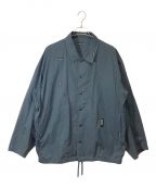 LAD MUSICIANラッドミュージシャン）の古着「COACH JACKET HIGH COUNT TWILL」｜ネイビー