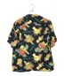 Sun Surf (サンサーフ) アロハシャツ ブラック×イエロー サイズ:XL：11000円