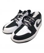 NIKEナイキ）の古着「WMNS AIR JORDAN 1 LOW SE」｜ブラック×ホワイト