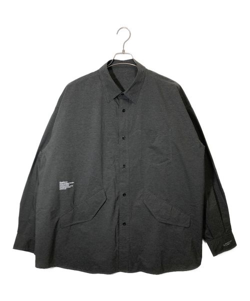 FreshService（フレッシュサービス）FreshService (フレッシュサービス) UTILITY L/S B.D SHIRT グレー サイズ:Mの古着・服飾アイテム