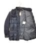 中古・古着 MONCLER (モンクレール) ダウンジャケット ブラック×ネイビー：60000円