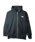 THE NORTH FACEザ ノース フェイス）の古着「Square Logo FullZip（スクエアロゴフルジップ）」｜ブラック