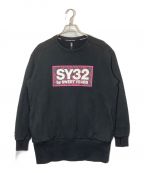 sy32 by sweet yearsエスワイサーティトゥバイスィートイヤーズ）の古着「スウェット」｜ブラック