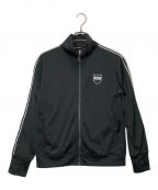 sy32 by sweet yearsエスワイサーティトゥバイスィートイヤーズ）の古着「BONDING TRACK ZIP JACKET（ボンディングトラックジップジャケット）」｜ブラック