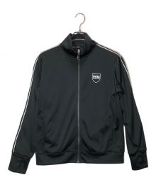 sy32 by sweet years（エスワイサーティトゥバイスィートイヤーズ）の古着「BONDING TRACK ZIP JACKET（ボンディングトラックジップジャケット）」｜ブラック