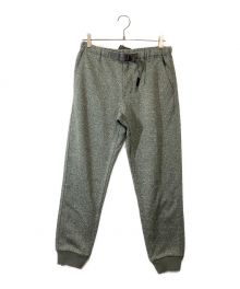 GRAMICCI（グラミチ）の古着「BONDING KNIT FLEECE NARROW RIB PANTS」｜グリーン