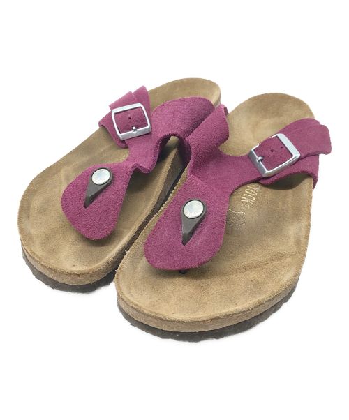 BIRKENSTOCK（ビルケンシュトック）BIRKENSTOCK (ビルケンシュトック) サンダル ブラウン×ピンク サイズ:SIZE 24.5cmの古着・服飾アイテム