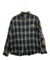 X-LARGE（エクストララージ）の古着「RANDOM THINGS FLANNEL SHIRT」｜ブラック