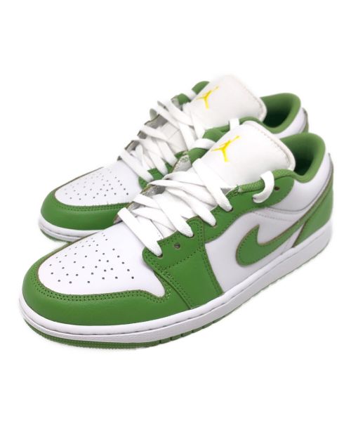 NIKE（ナイキ）NIKE (ナイキ) JORDAN BRAND AIR JORDAN 1 LOW SE ホワイト×黄緑 サイズ:SIZE 27cm(US9) 未使用品の古着・服飾アイテム