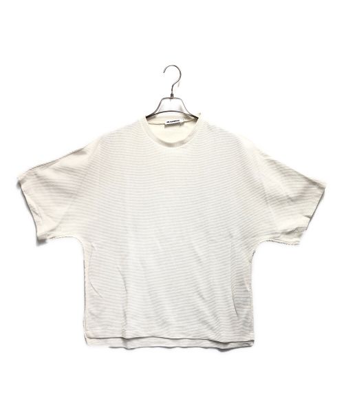 JIL SANDER（ジルサンダー）JIL SANDER (ジルサンダー) ワッフルビッグTシャツ ホワイト サイズ:Sの古着・服飾アイテム