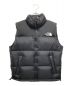 THE NORTH FACE（ザ ノース フェイス）の古着「NUPTSE VEST（ヌプシ ベスト）」｜ブラック