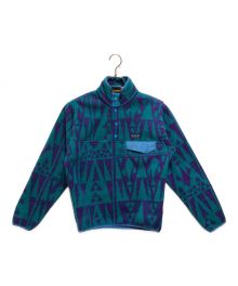 Patagonia（パタゴニア）の古着「Synchilla Snap T」｜ブルー×グリーン