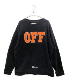 OFFWHITE（オフホワイト）の古着「オーバーサイズスウェット」｜ブラック