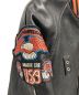 中古・古着 HARLEY-DAVIDSON (ハーレーダビッドソン) レザースタジャン ブラック サイズ:L：7000円