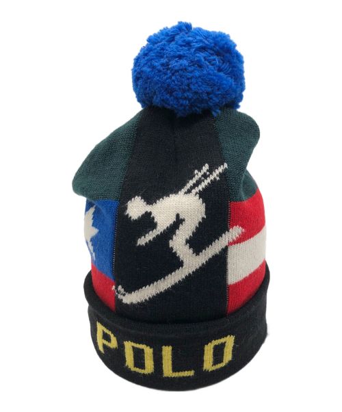 POLO RALPH LAUREN（ポロ・ラルフローレン）POLO RALPH LAUREN (ポロ・ラルフローレン) ニット帽 マルチカラー 未使用品の古着・服飾アイテム