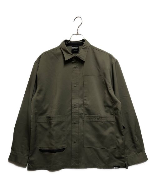 Jack Wolfskin（ジャック ウルフスキン）Jack Wolfskin (ジャック ウルフスキン) JP BUSHCRAFT OVERSHIRT オリーブ サイズ:XLの古着・服飾アイテム