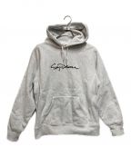 SUPREMEシュプリーム）の古着「18AW Classic Script Hooded Sweatshirt」｜ライトグレー