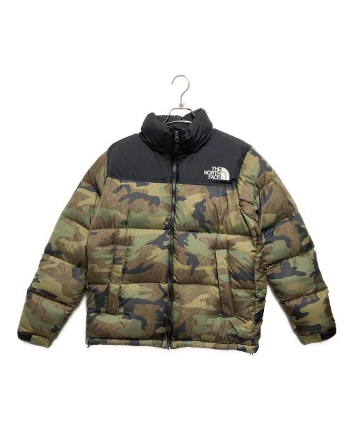 THE NORTH FACE（ザ ノース フェイス）THE NORTH FACE (ザ ノース フェイス) ノベルティーヌプシジャケット グリーン×ブラック サイズ:Mの古着・服飾アイテム