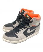 NIKEナイキ）の古着「Nike Air Jordan 1 RETRO High」｜ライトグレー×ブラック