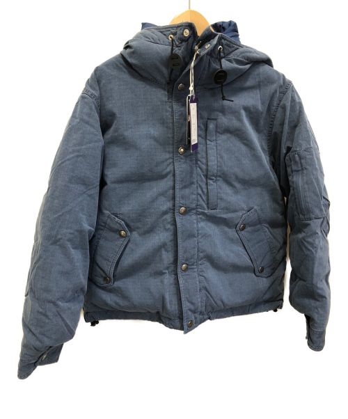 THE NORTHFACE PURPLELABEL（ザ・ノースフェイス パープルレーベル）THE NORTHFACE PURPLELABEL (ザ ノースフェイス パープルレーベル) マウンテンショートダウンパーカ ブルー サイズ:S 未使用品の古着・服飾アイテム