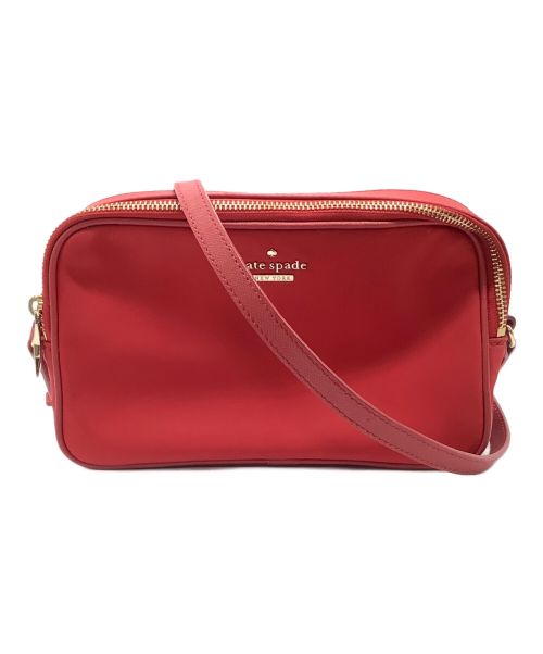 Kate Spade（ケイトスペード）Kate Spade (ケイトスペード) ショルダーバッグ レッドの古着・服飾アイテム