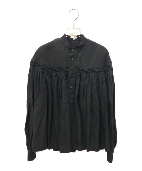 SCYE（サイ）SCYE (サイ) リネンフレアシャツ ブラック サイズ:38の古着・服飾アイテム